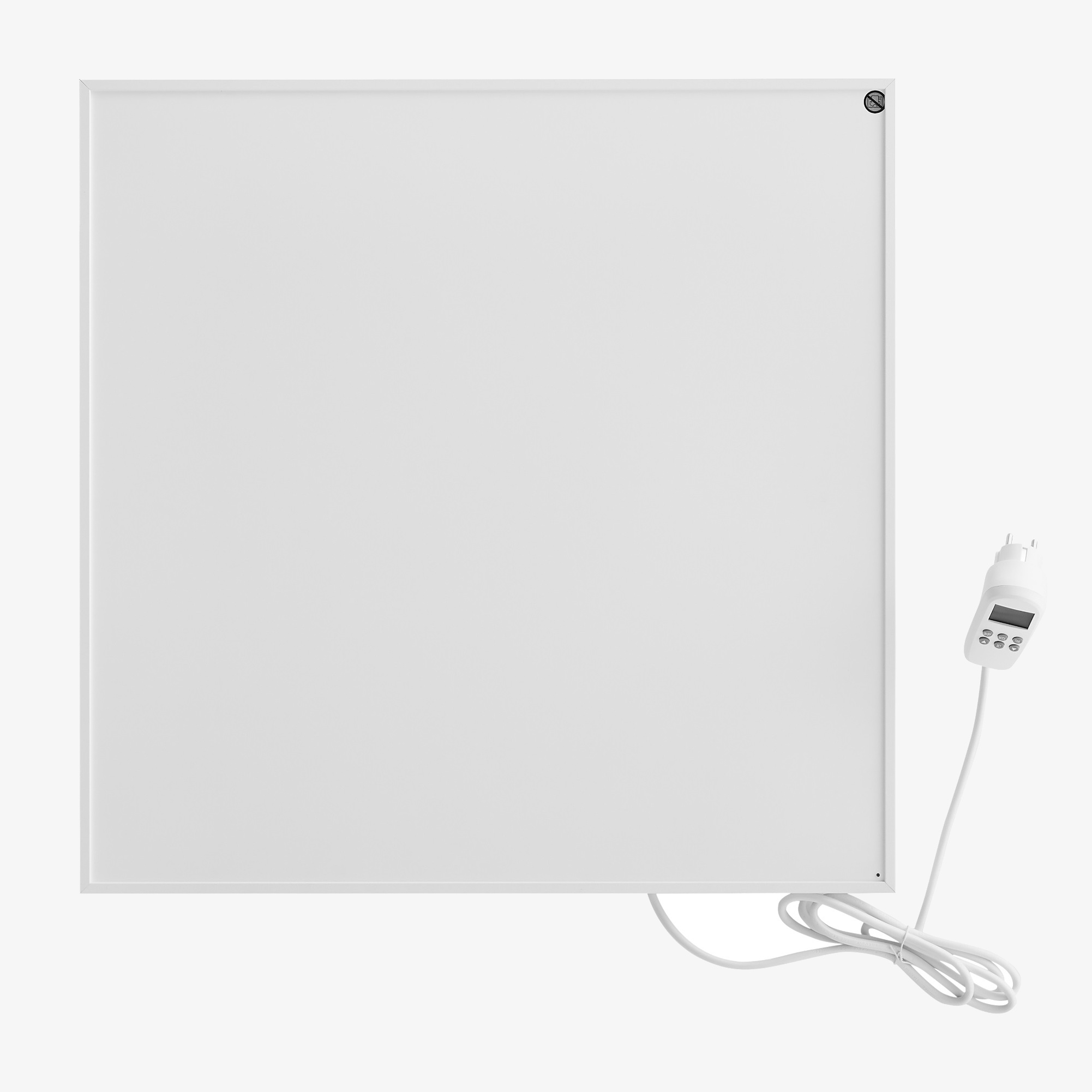 Arebos@ Calentador infrarrojo de pared con termostato 350W temporizador, incl.montaje, Carbon Crystal