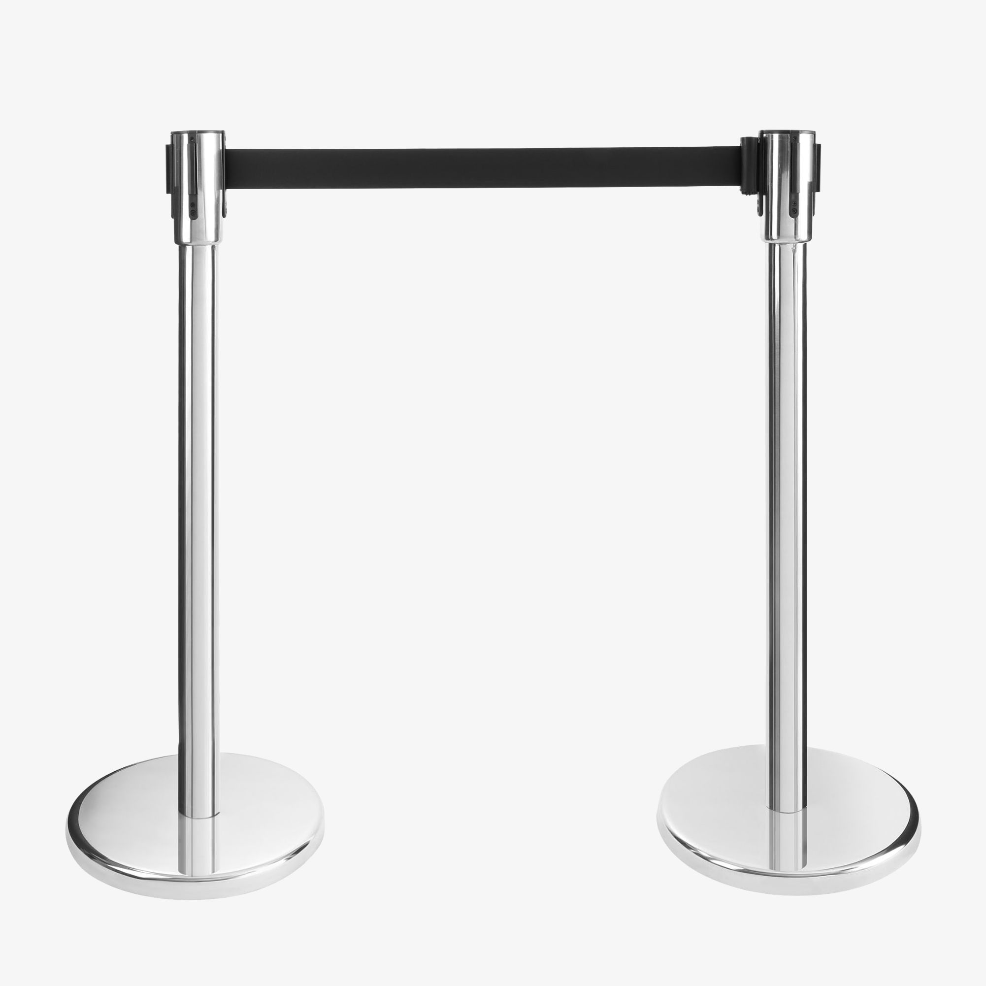 Arebos 2x Sistema de Guiado Personal Soporte/Poste - con Cinturón Textil de 190cm - Interior y Exterior