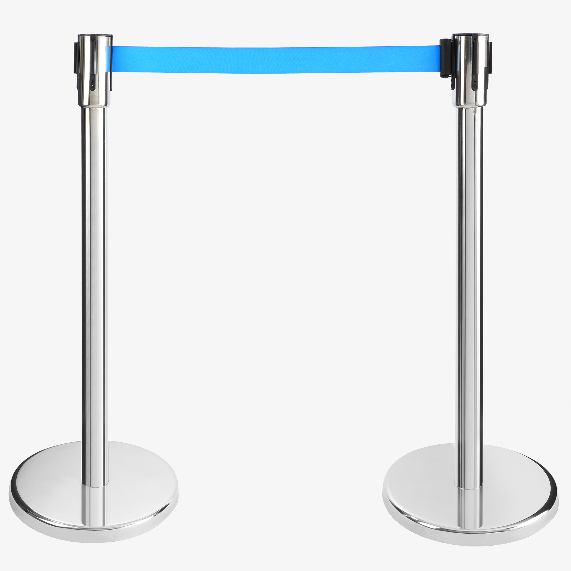 Arebos 2x Sistema de Guiado Personal Soporte/Poste - con Cinturón Textil de 190cm - Interior y Exterior