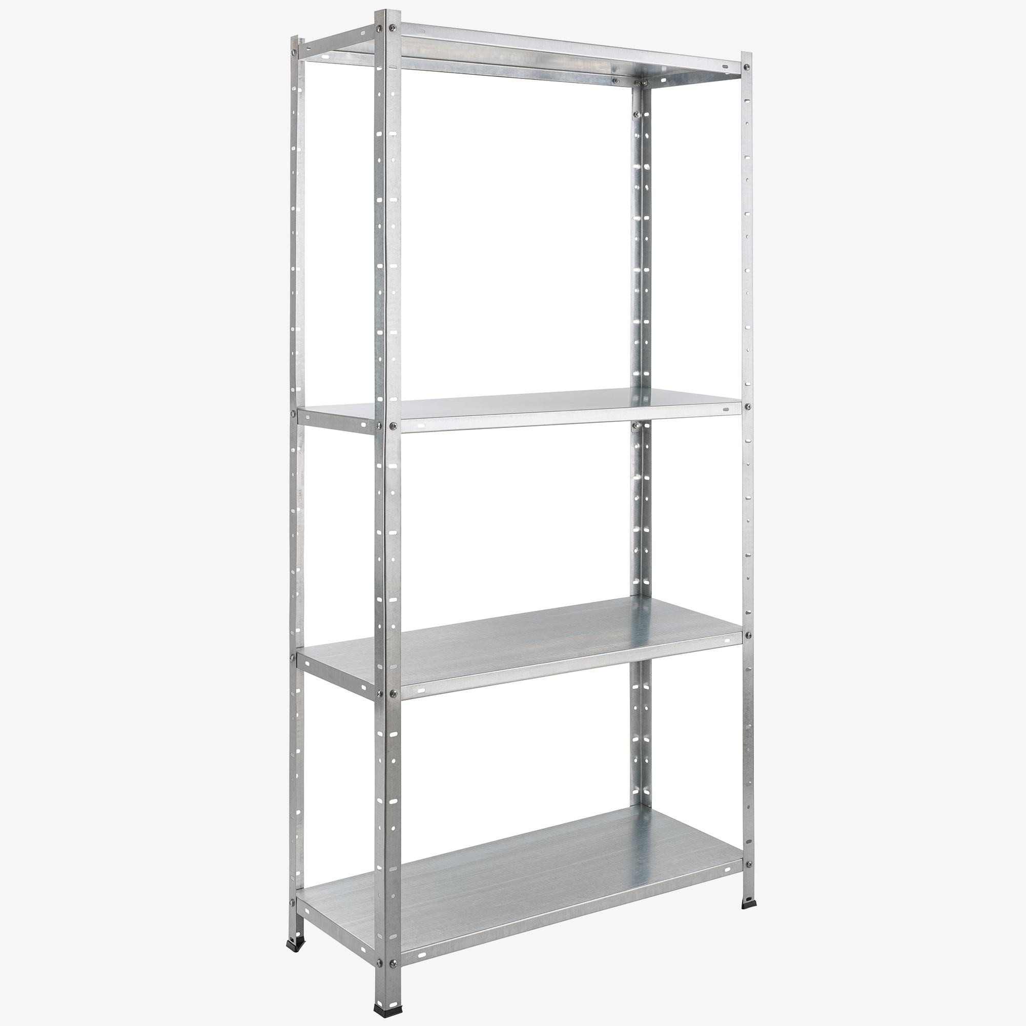 Arebos Estanterías para cargas pesadas 150 x 75 x 30 cm, capacidad de carga 100 kg - plata