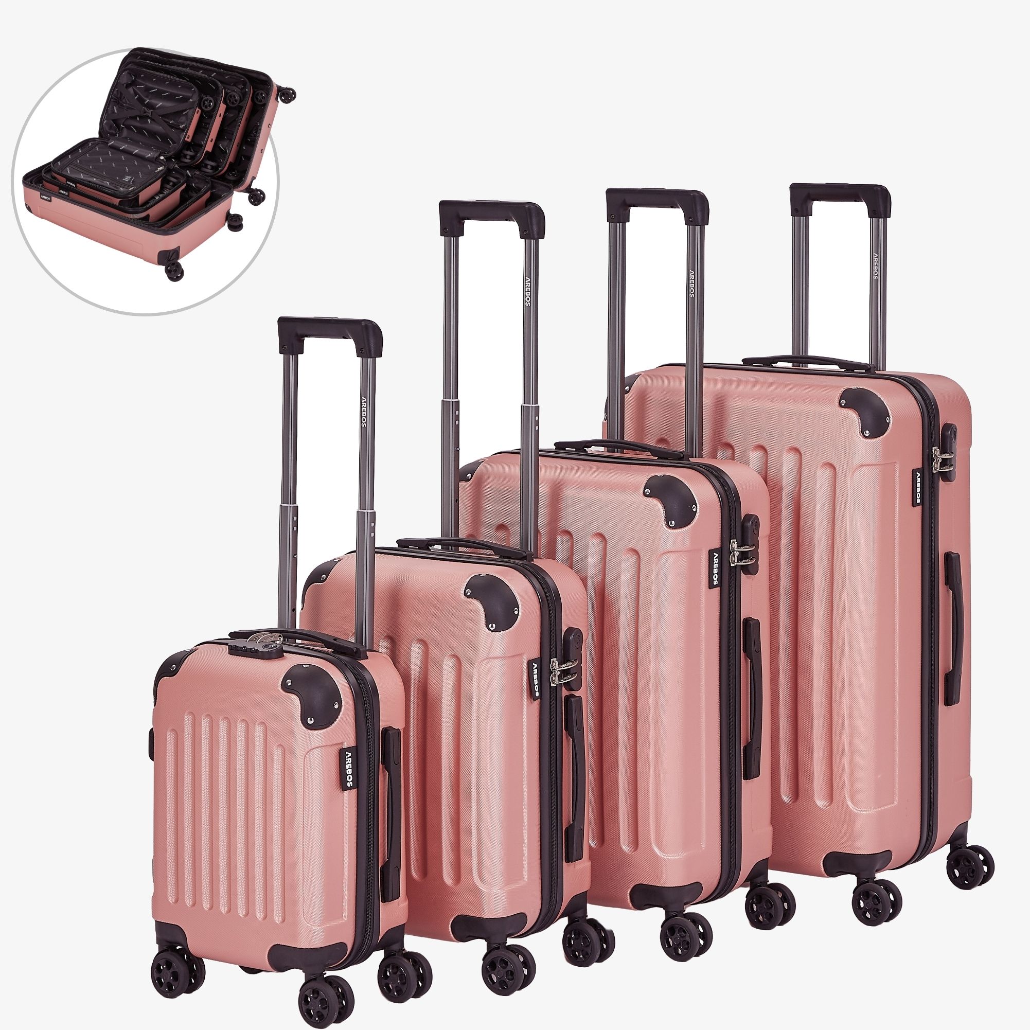 Maletas de best sale viaje rosadas