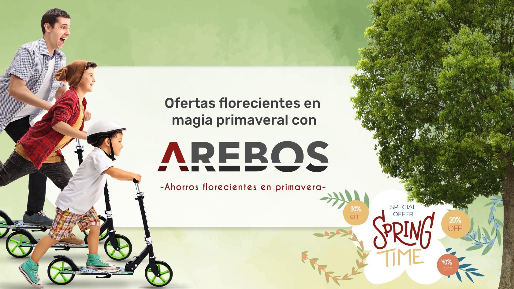 Arebos.es Home Page Top Slider