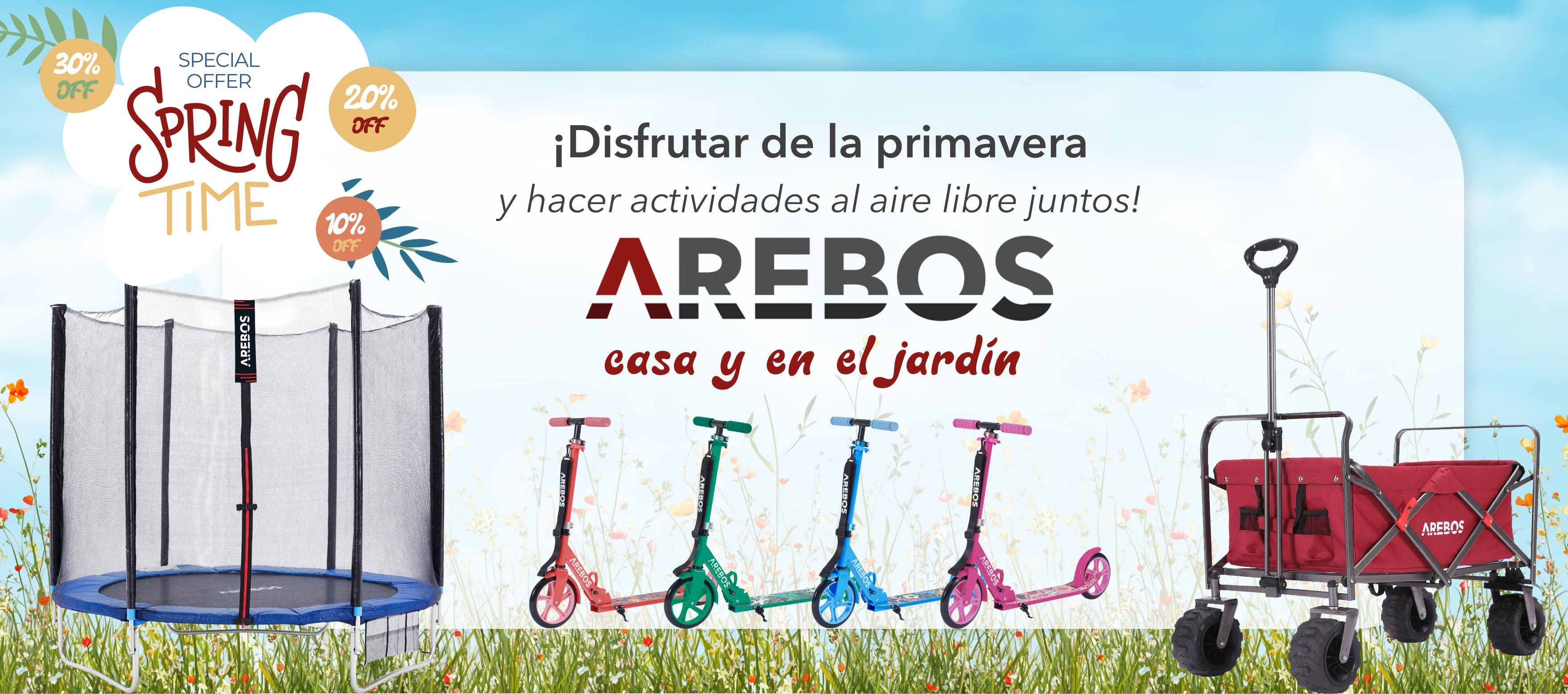 Arebos.es Home Page Top Slider